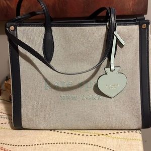 Blue tweed used but in good condition